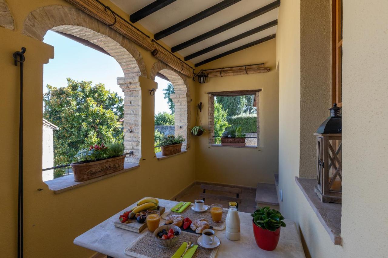Ferienwohnung Antica Loggia San Quirico dʼOrcia Exterior foto